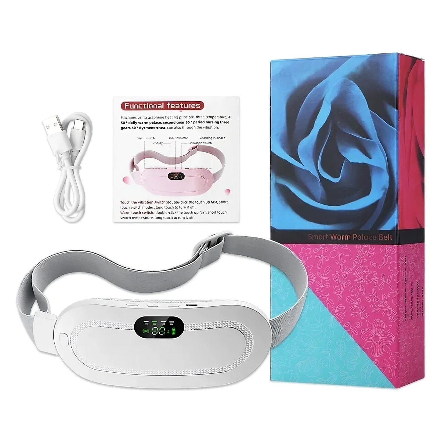 🏆Flash Sale⚡ EMS Menstrual Relief Heating Belt 2025 New Edition