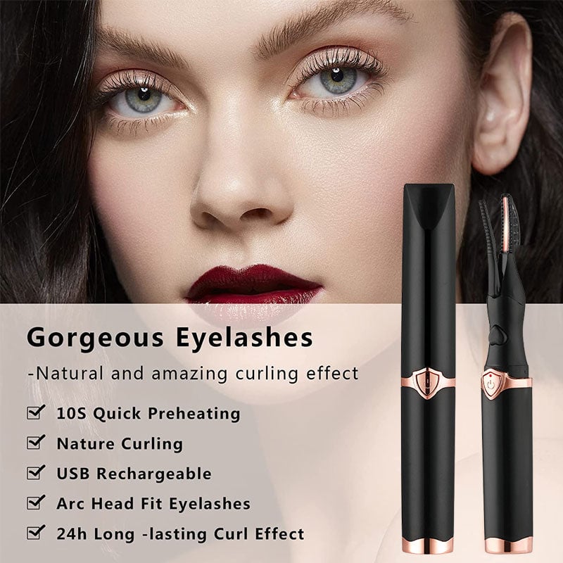 ✨ Electric Eyelash Curler for Instant Glam ✨ Blink & Dazzle!