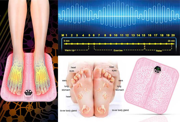 HitechEMS™ - Intelligent Foot Acupoints Massage Pad