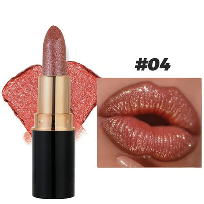 💋 Diamond Lip Gloss Glitter Lipstick Waterproof Long Lasting