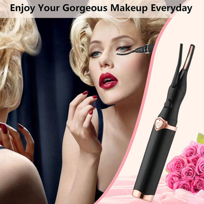 ✨ Electric Eyelash Curler for Instant Glam ✨ Blink & Dazzle!