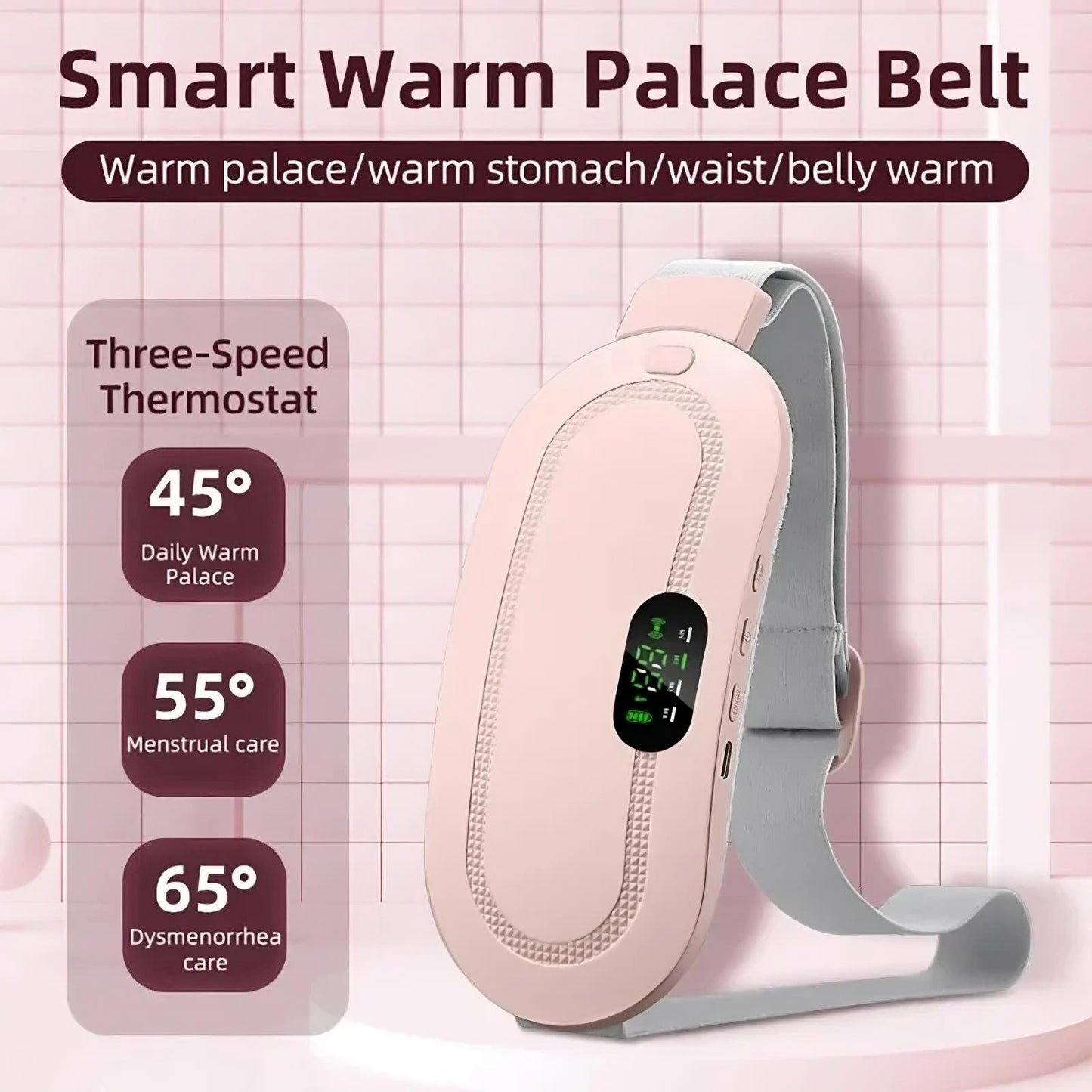 🏆Flash Sale⚡ EMS Menstrual Relief Heating Belt 2025 New Edition
