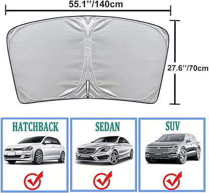 🏆#1 Bestselling Premium Car Windshield Sun Shade Cover