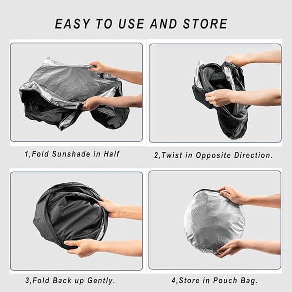 🏆#1 Bestselling Premium Car Windshield Sun Shade Cover