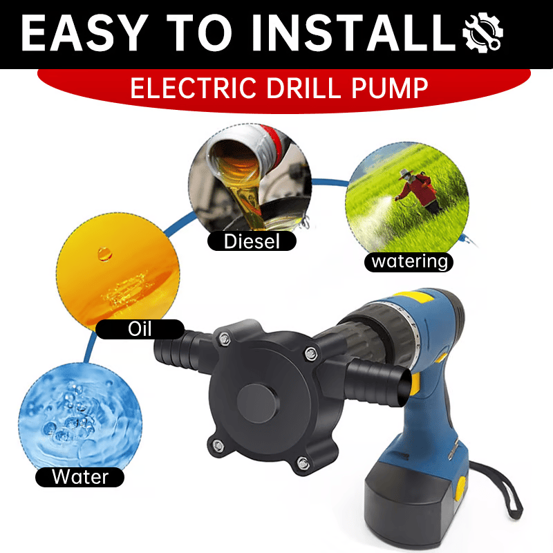 🏆Flash Sale⚡EMS Portable Electric Drill Pump 2025 New Edition More Powerful