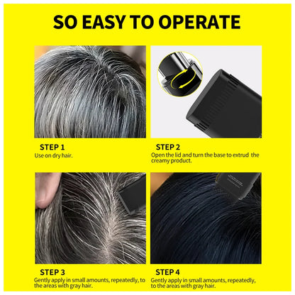 🏆Flash Sale⚡ Instant Hair Colour Stick with Built-In Comb