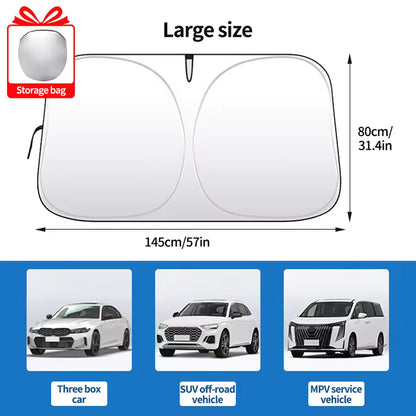 🏆#1 Bestselling Premium Car Windshield Sun Shade Cover