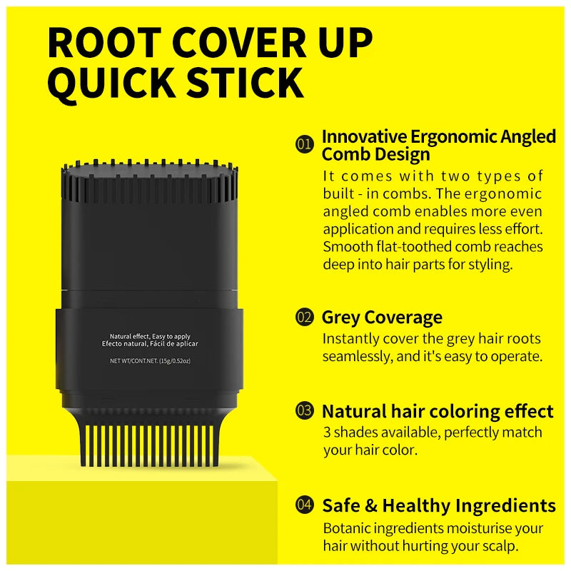 🏆Flash Sale⚡ Instant Hair Colour Stick with Built-In Comb