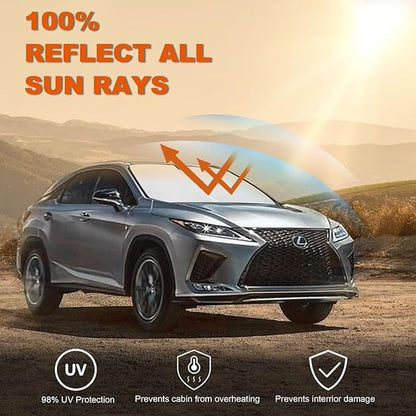🏆#1 Bestselling Premium Car Windshield Sun Shade Cover