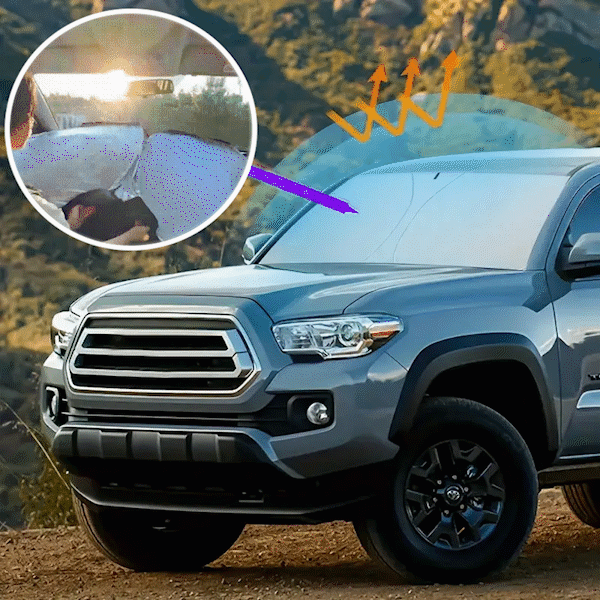 🏆#1 Bestselling Premium Car Windshield Sun Shade Cover