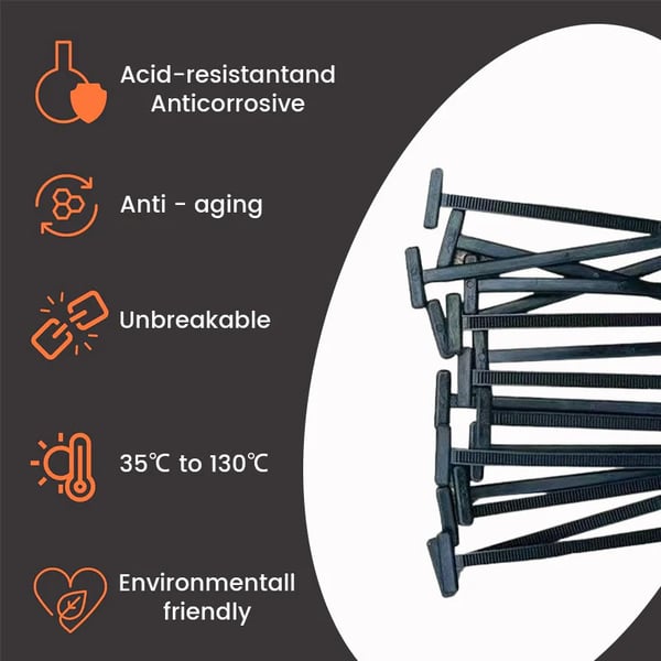 🚗 Instant Car Fix - 🔧 Nylon Universal Cable Tie Buckle - For Quick, Secure Vehicle Part Fastening!
